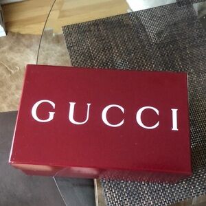 Gucci Red empty shoe box